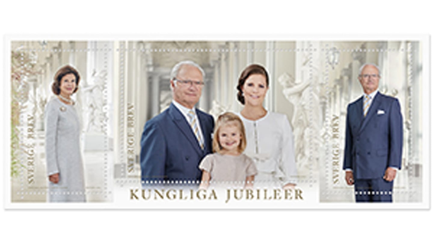 Frimärksutgåva 2016, Kungliga jubileer