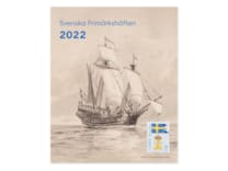 Häftesårssats innehåller alla häften och miniark som kommit ut under året. De är fint insatta i den specialdesignande foldern.