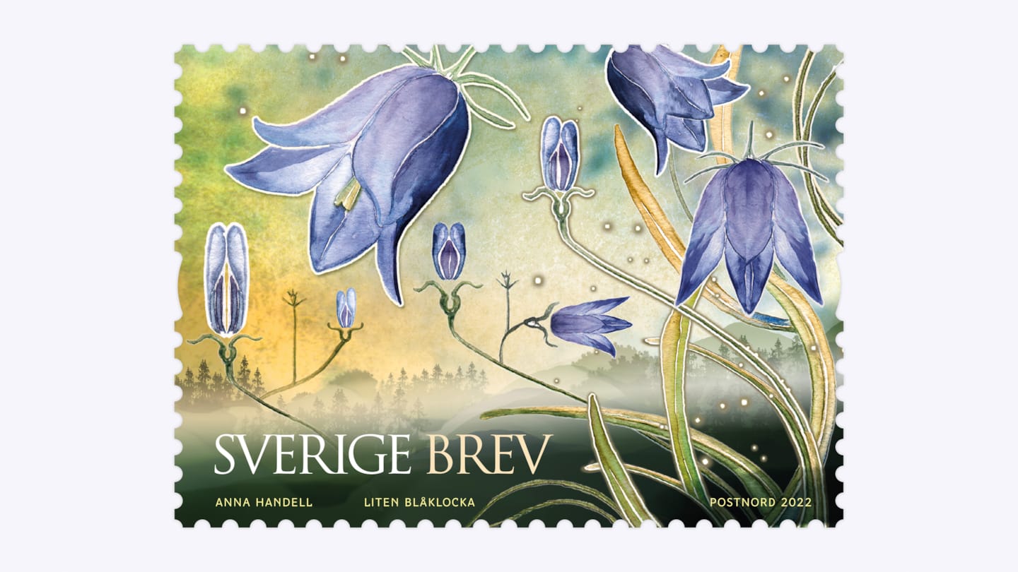 Stamp issue April 2022, Sweden's national flower